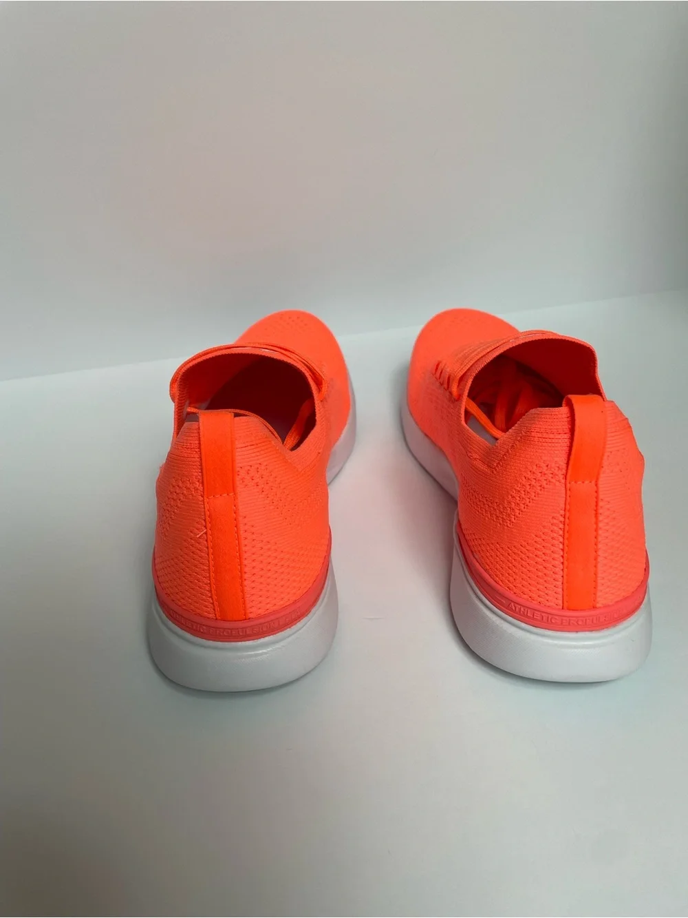NWOT APL Techloom Breeze Women's Neon Coral Knit Lace-Up Sneakers